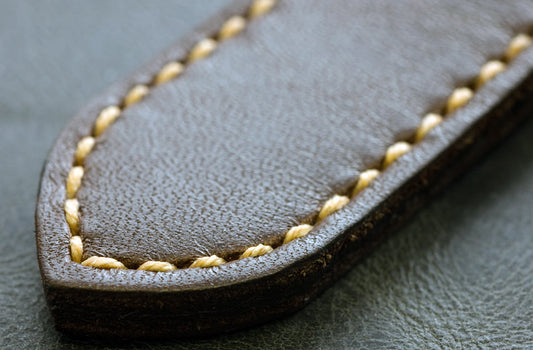 Handmade leather watch straps