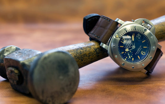 A new strap from some heavily marked Heavy Horse leather