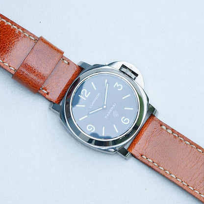 Panerai Luminor Zero on Amalthea leather strap with natural stitching