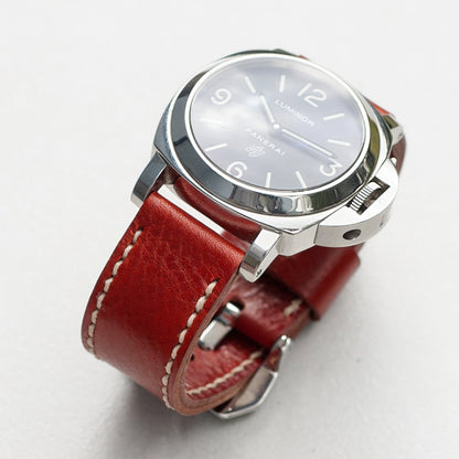 Panerai Luminor Zero on Arancio leather strap with natural stitching
