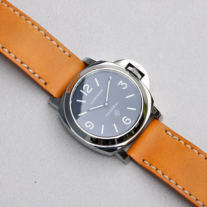 Panerai Luminor Zero on Giallo leather strap with natural stitching