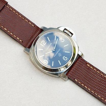 Panerai Luminor Zero on Iguana leather strap with natural stitching