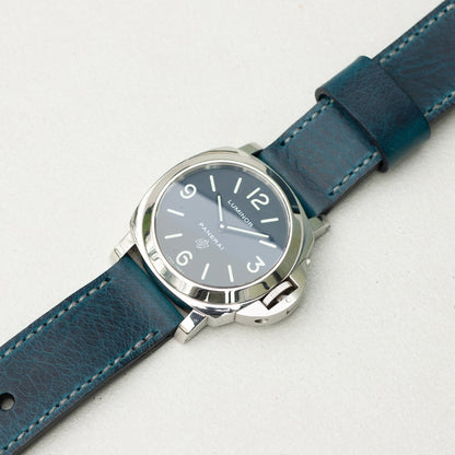 Panerai Luminor Zero on Ortensia leather strap with grey stitching