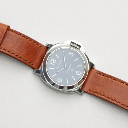 Panerai Luminor Zero on Russet leather strap with light brown stitching