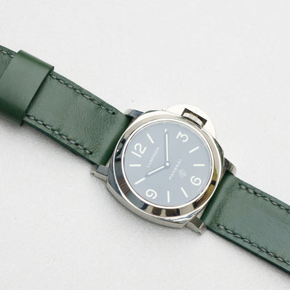 Panerai Luminor Zero on Sage leather strap with grey stitching