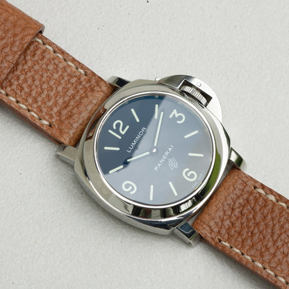 Panerai Luminor Zero on Sandstone leather strap with natural stitching