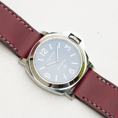 Panerai Luminor Zero on Tempest leather strap with grey stitching