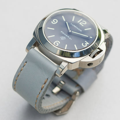 Panerai Luminor Zero on Titan leather strap with natural stitching