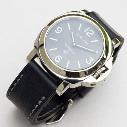 Panerai Luminor Zero on Typhoon leather strap with grey stitching