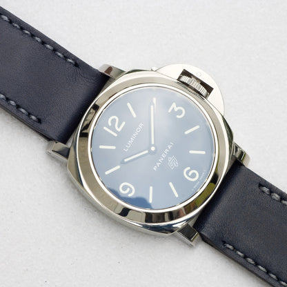Panerai Luminor Zero on Typhoon leather strap with grey stitching