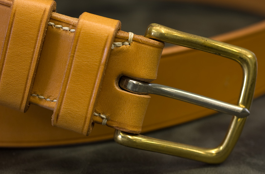 Leather belts. Handmade with English bridle leather in the UK
