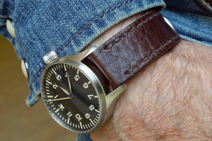 Stowa Flieger on Aegir leather with dark brown stitching. © Blair Swanson